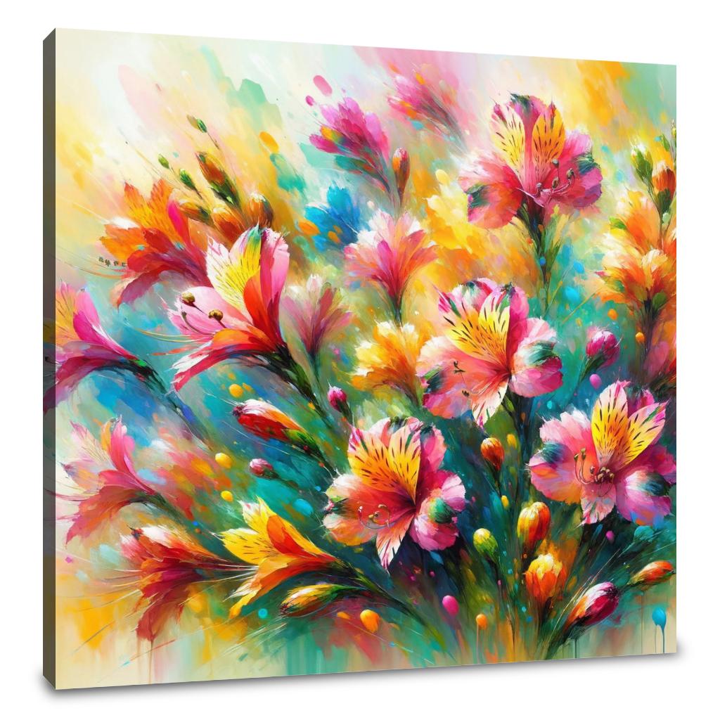 Alstroemeria's Dance Canvas - Main Image