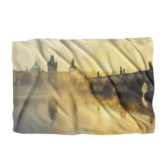 Charles Bridge Mist Blanket - Main Image