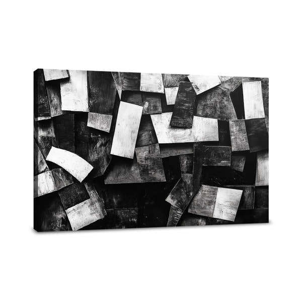 Monochrome Geometry Canvas - Main Image