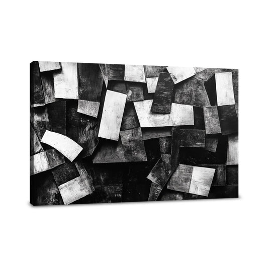 Monochrome Geometry Canvas - Main Image