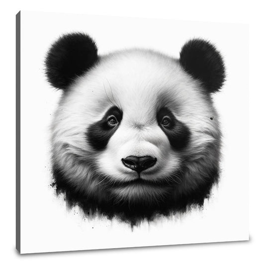 Emotive Panda: Captured Grace Canvas - Main Image
