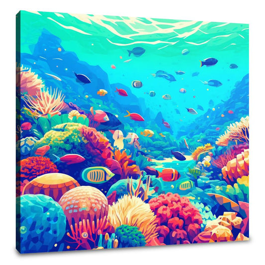 Reef Vibrance Canvas - Main Image