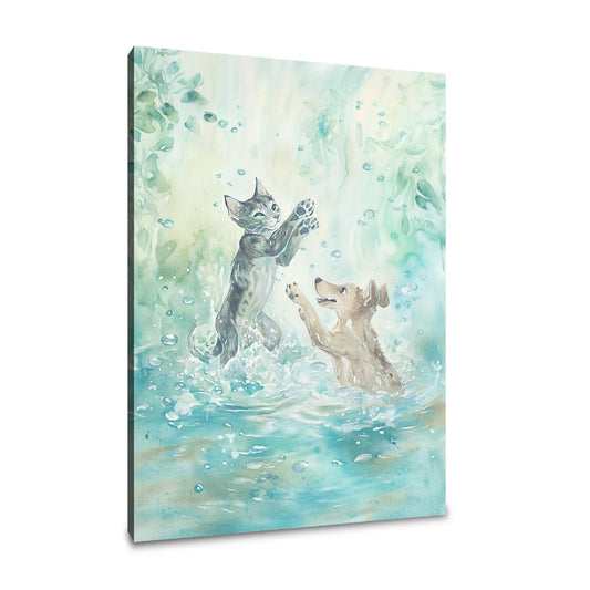 Puddle Pals Canvas - Main Image