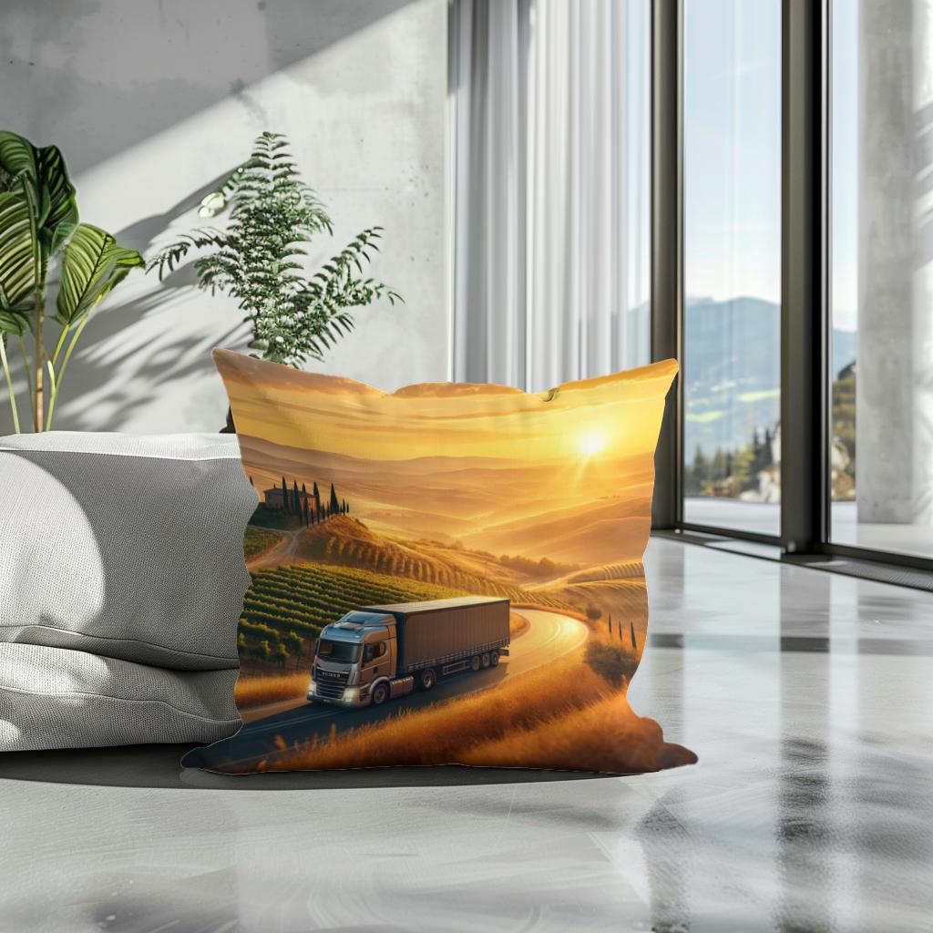 Tuscan Journey Cotton Cushion - Secondary Image 3