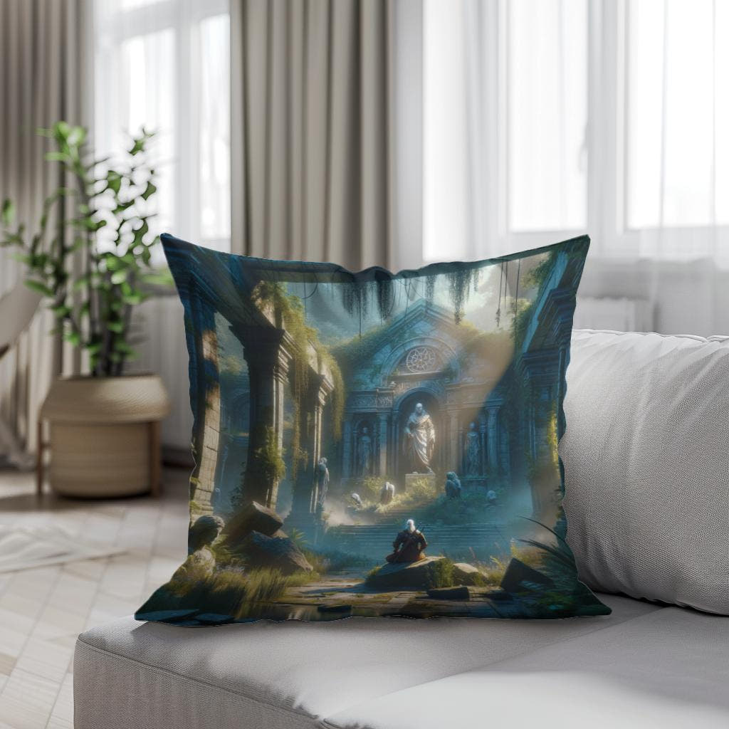 Mystic Realms Echo Cotton Cushion - Secondary Image 4