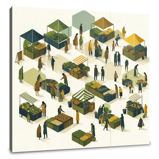 Market Melody Canvas - Main Image