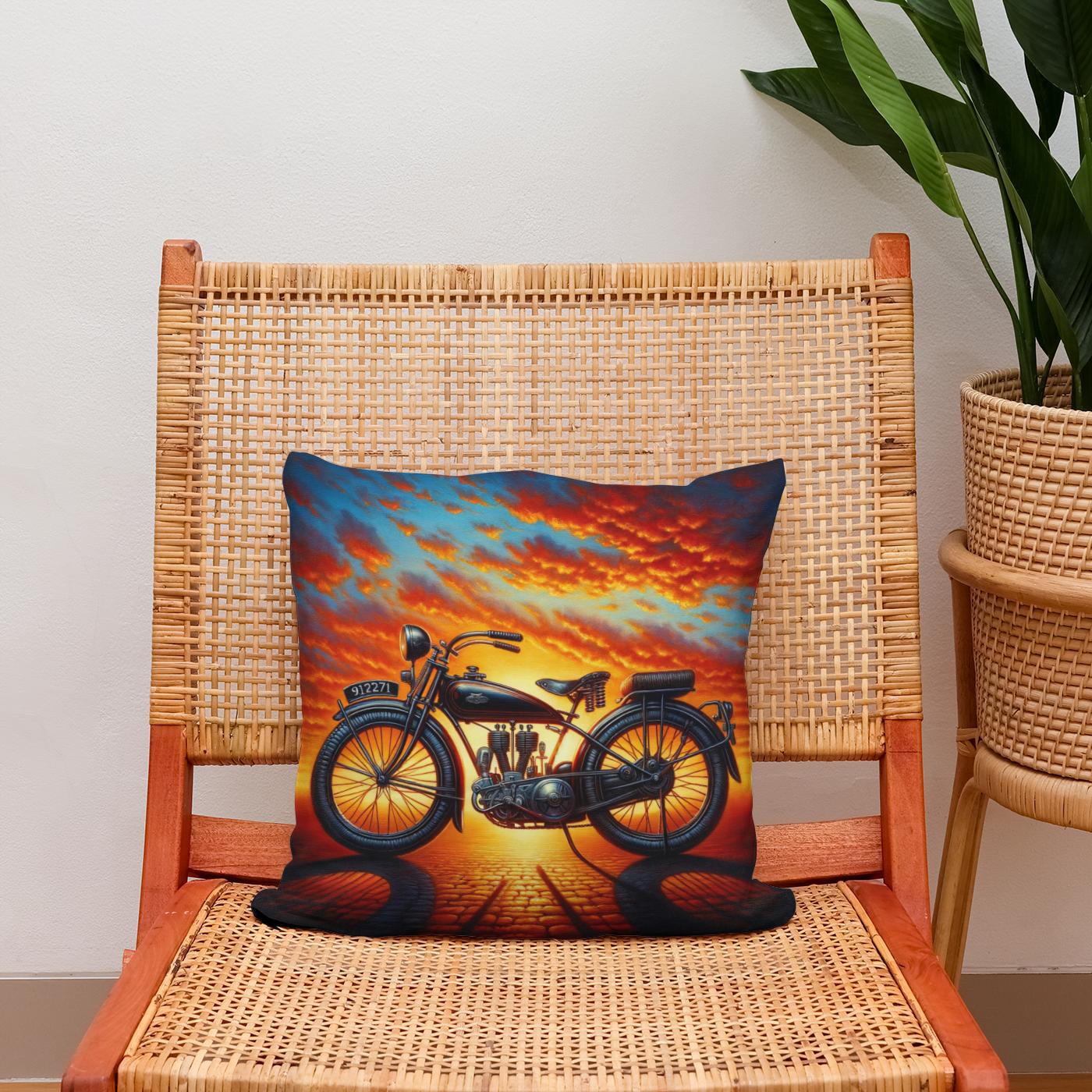 Sunset Ride Cotton Cushion - Secondary Image 2