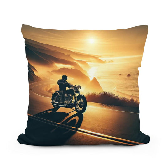 Coastal Freedom Ride Cotton Cushion - Main Image