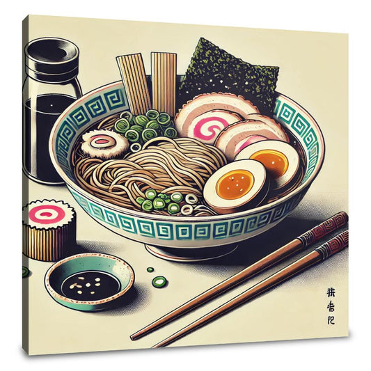 Japanese Ramen Delight Canvas - Main Image