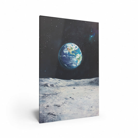 Earthrise Over Moon Acrylic Print Hero Image