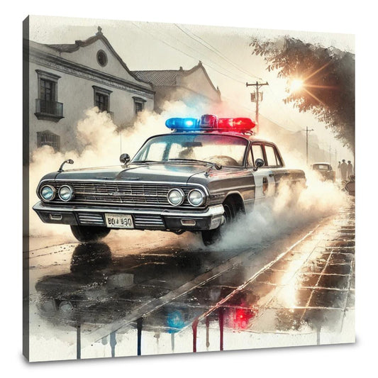 Vintage Patrol Reflections Canvas - Main Image