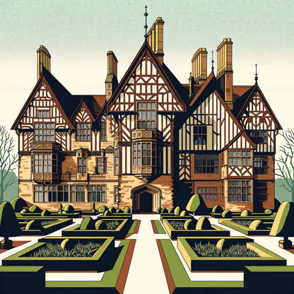 Edinburgh Speke Hall Minimalist Vision Cotton Cushion