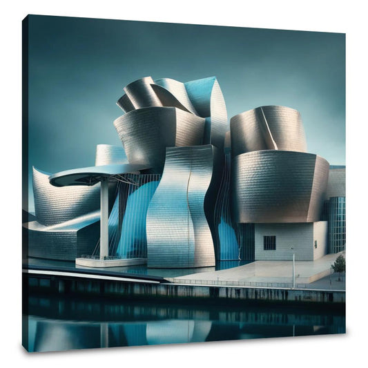 Guggenheim Bilbao Reflection Canvas - Main Image