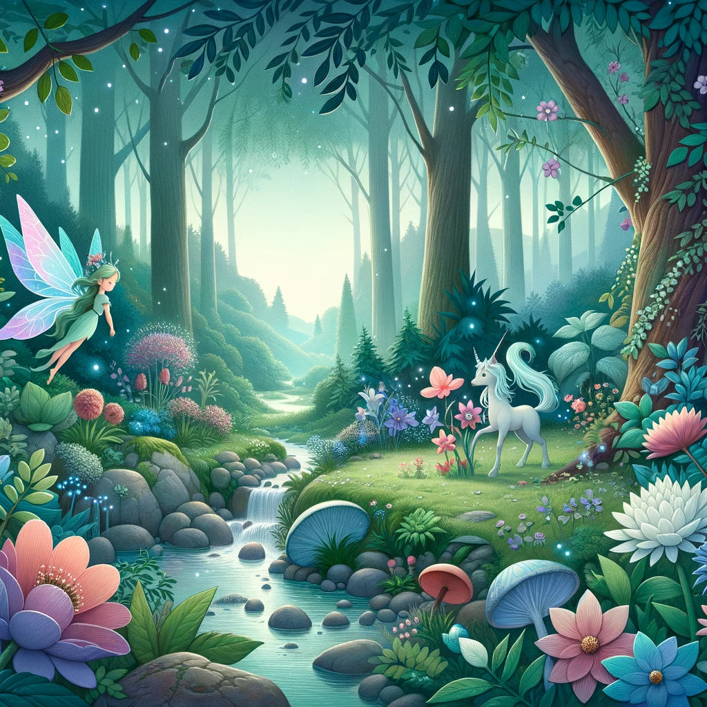 Enchanted Garden Cotton Cushion