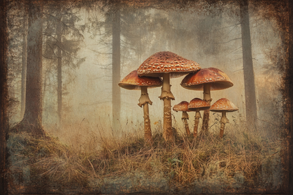 Enchanted Mushroom Canvas