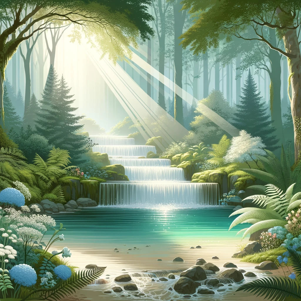 Enchanted Waterfall Canvas