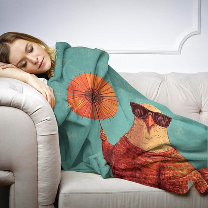 Turkey on the Grill Blanket - Secondary Image