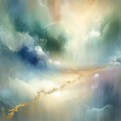 Ethereal Nature's Path Cotton Cushion