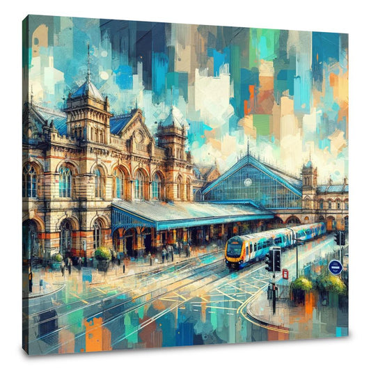 Bristol Station Impressions Canvas - Main Image