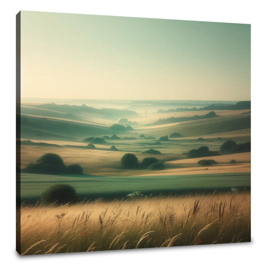 Hazy Summer Countryside Canvas - Main Image