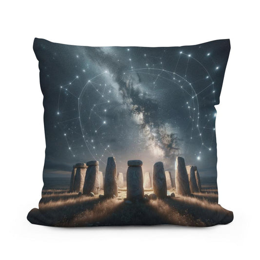Celestial Stones Cotton Cushion - Main Image
