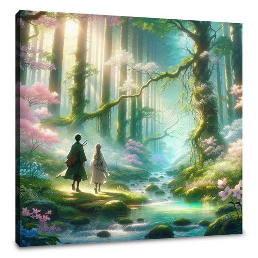 Enchanted Forest Journey Canvas - Main Image