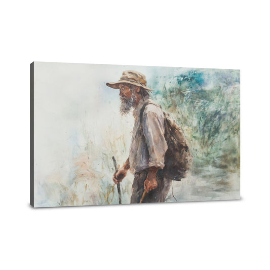 The Wanderer's Rustic Canvas - Main Image