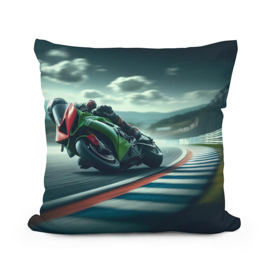 Racetrack Rush Cotton Cushion - Main Image