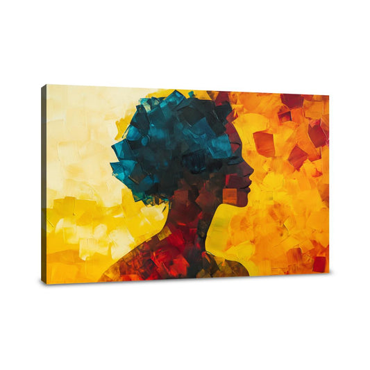 Geometric Silhouette Canvas - Main Image