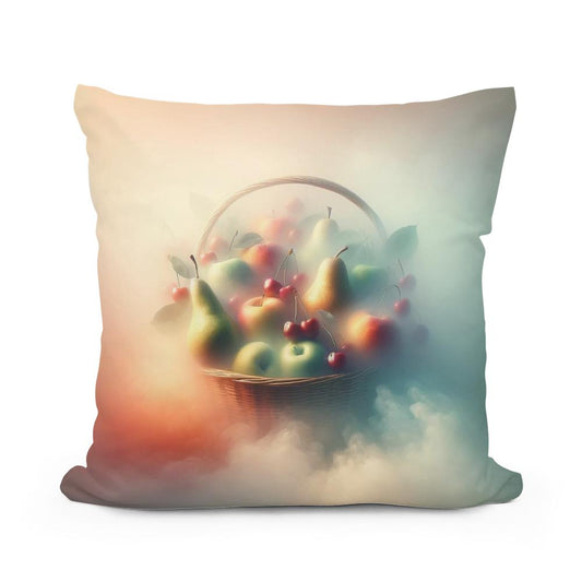 Fruits in the Mist Cotton Cushion - Main Image