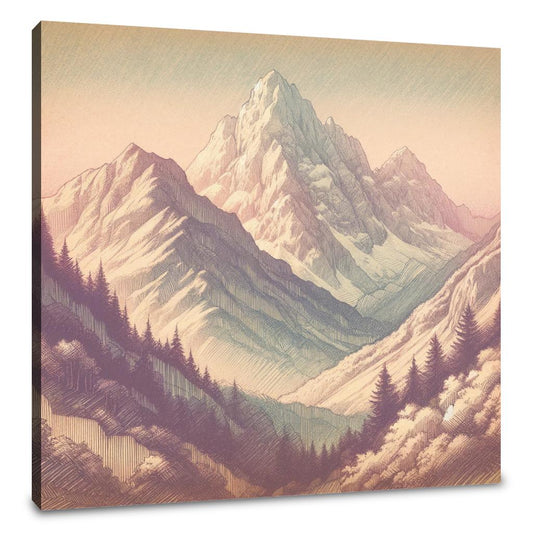 Triglav Dawn Canvas - Main Image