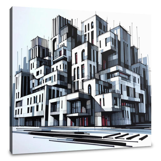 Nordic Lines Canvas - Main Image