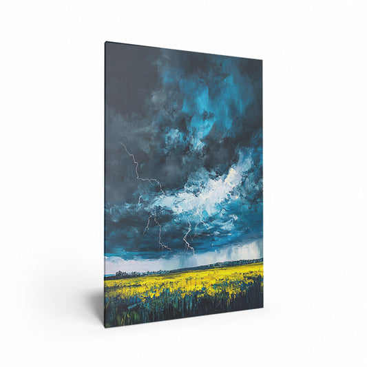 First Thunderstorm Acrylic Print Hero Image