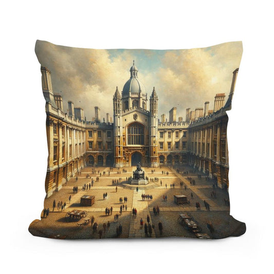 Cambridge Trinity Court Cotton Cushion - Main Image