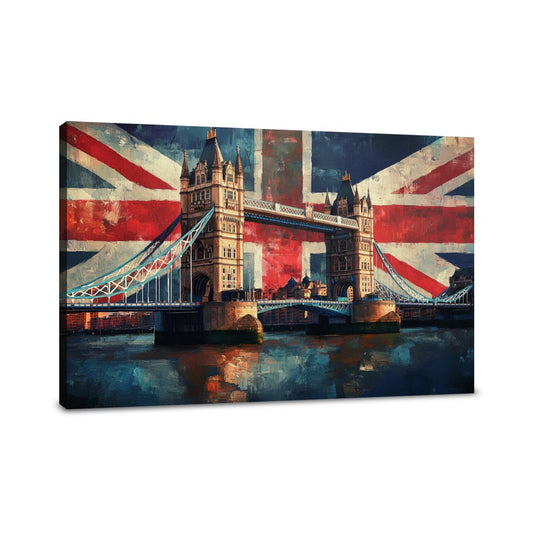 Tower Bridge Flag Canvas - Main Image