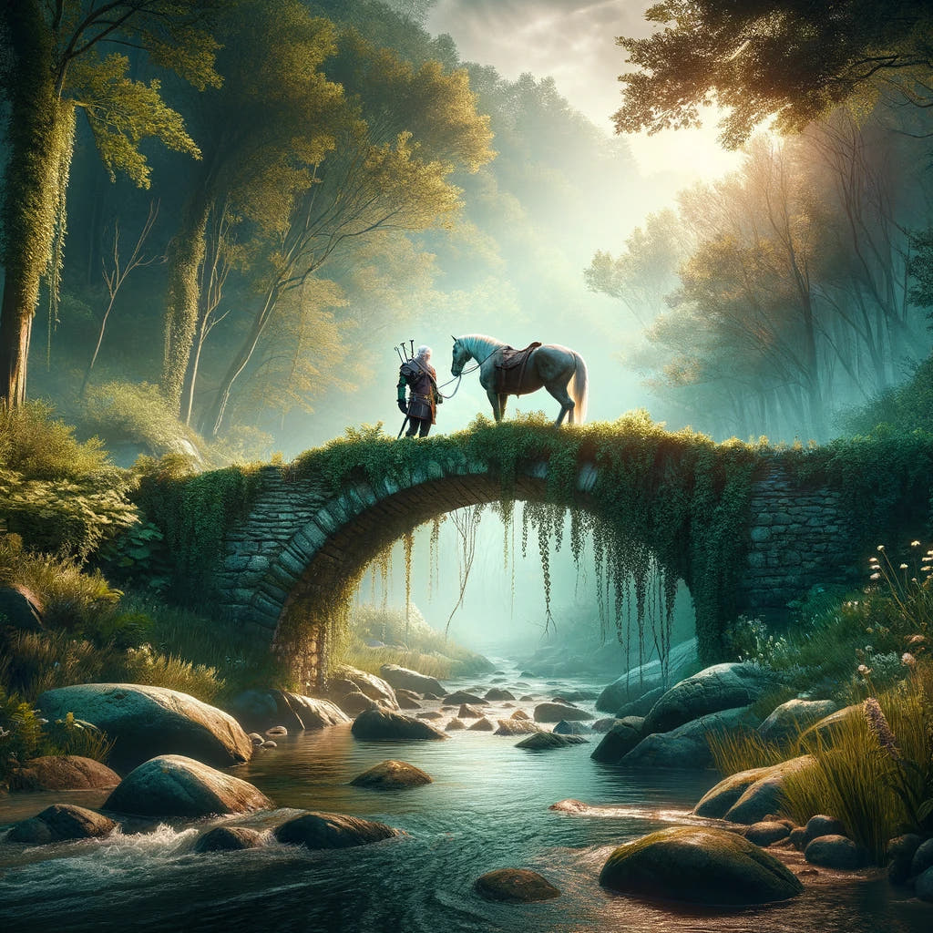 Forest Bridge Canvas