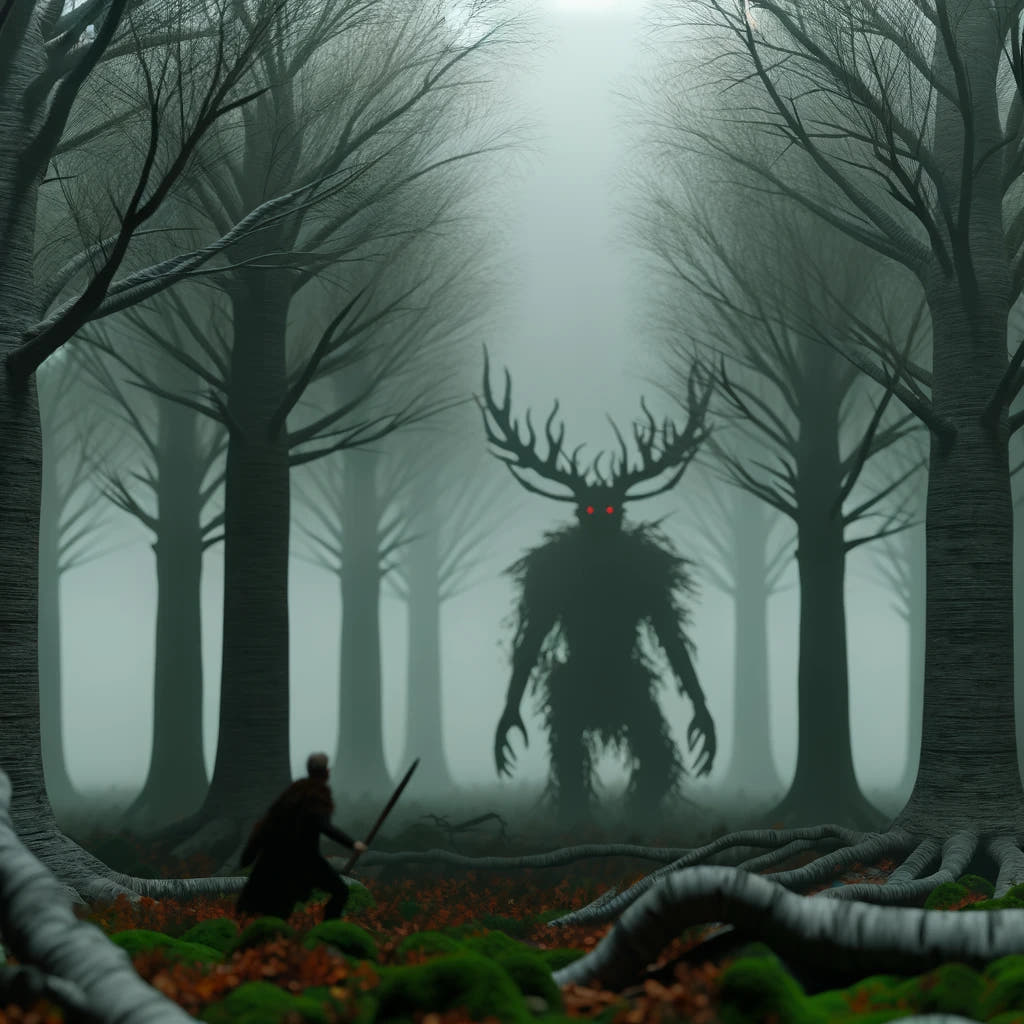 Forest Duel Canvas
