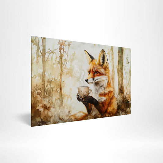 Fox's Morning Brew Acrylic Print Hero Image