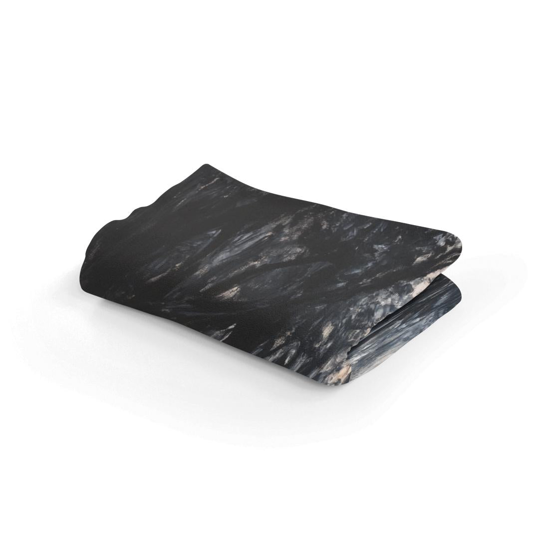 Lightning over Nostalgic Castle Blanket - Main Image