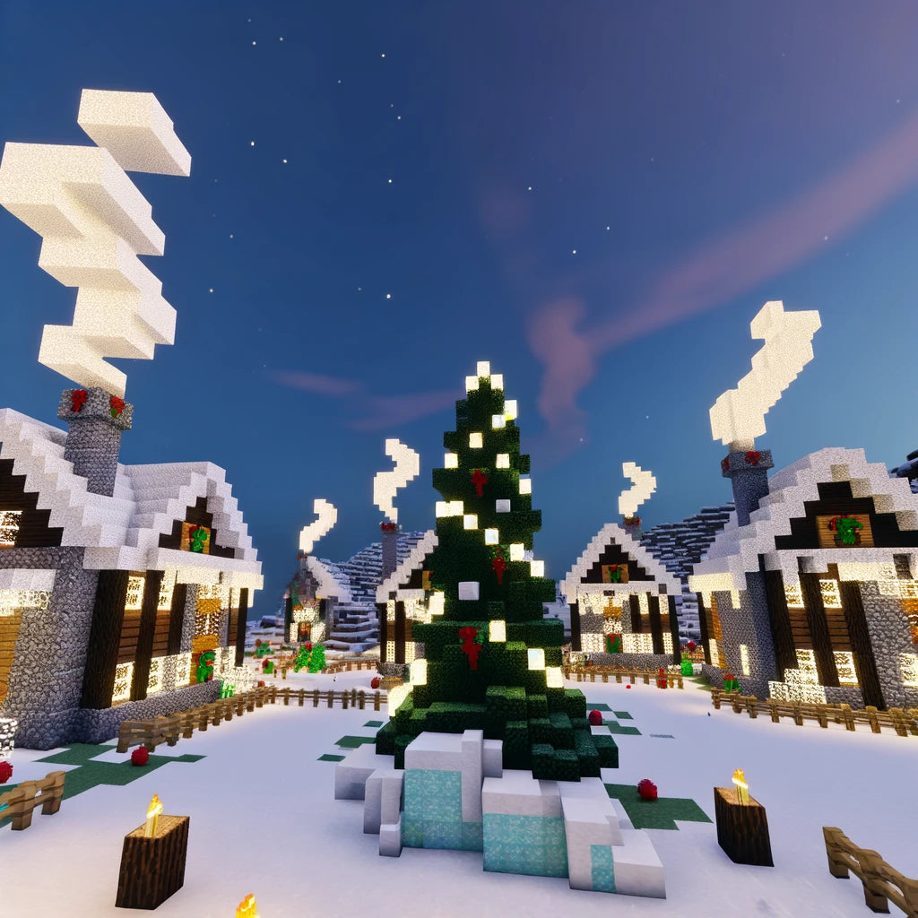 Frosted Hamlet Canvas