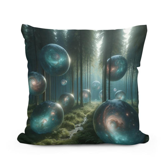 Galactic Forest Cotton Cushion - Main Image