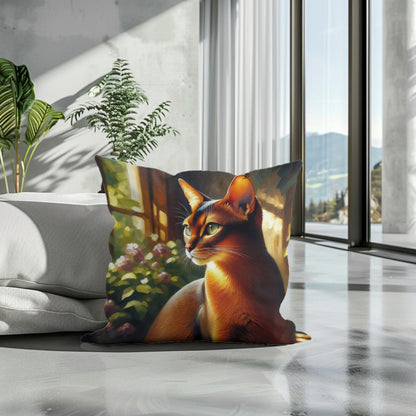 Abyssinian Tranquility Cotton Cushion - Secondary Image 3