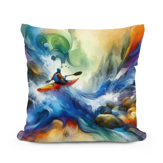 Rapids Rhapsody Cotton Cushion - Main Image