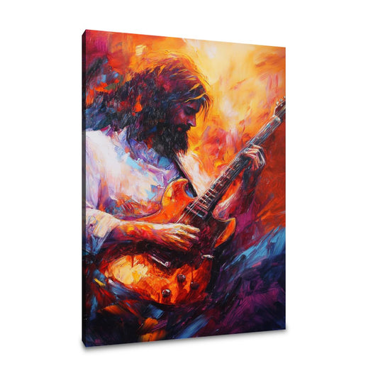 Guitarist's Passion Canvas - Main Image