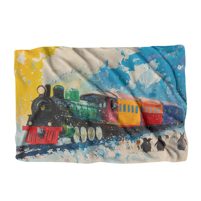 Animal Train Adventure Blanket - Main Image