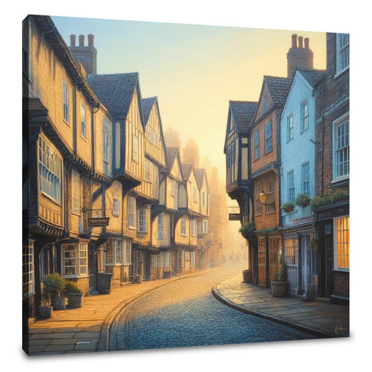 Early Morning on the Shambles Canvas - Main Image