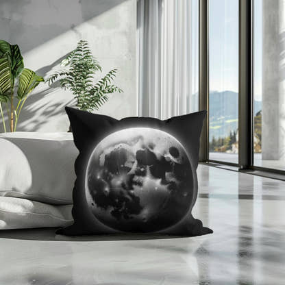 Craters of Lunar Secrets Cotton Cushion - Secondary Image 3