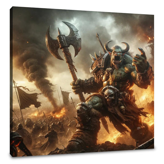 Orc War Cry Canvas - Main Image