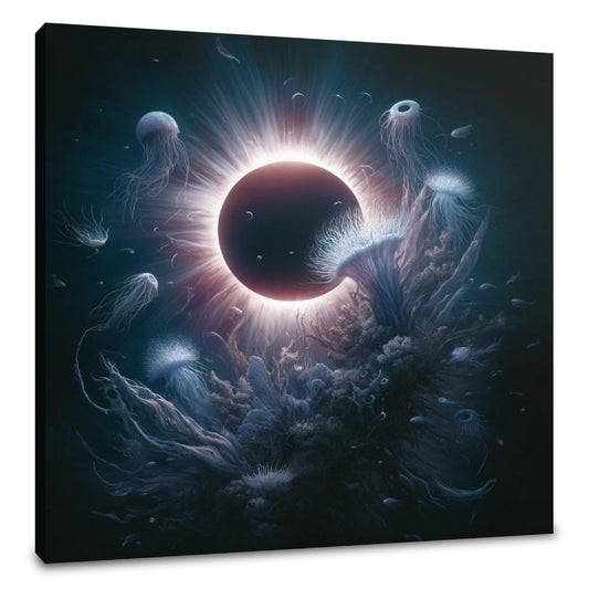 Eclipse Under the Sea Canvas - Main Image
