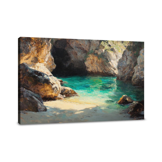 Tranquil Cove Reflection Canvas - Main Image